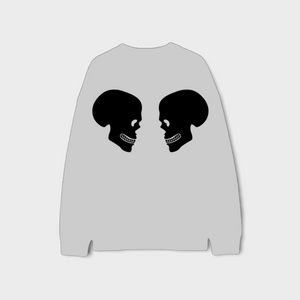 DOUBLE SKULL LOGO SWEATSHIRT - VOODOOLONDON