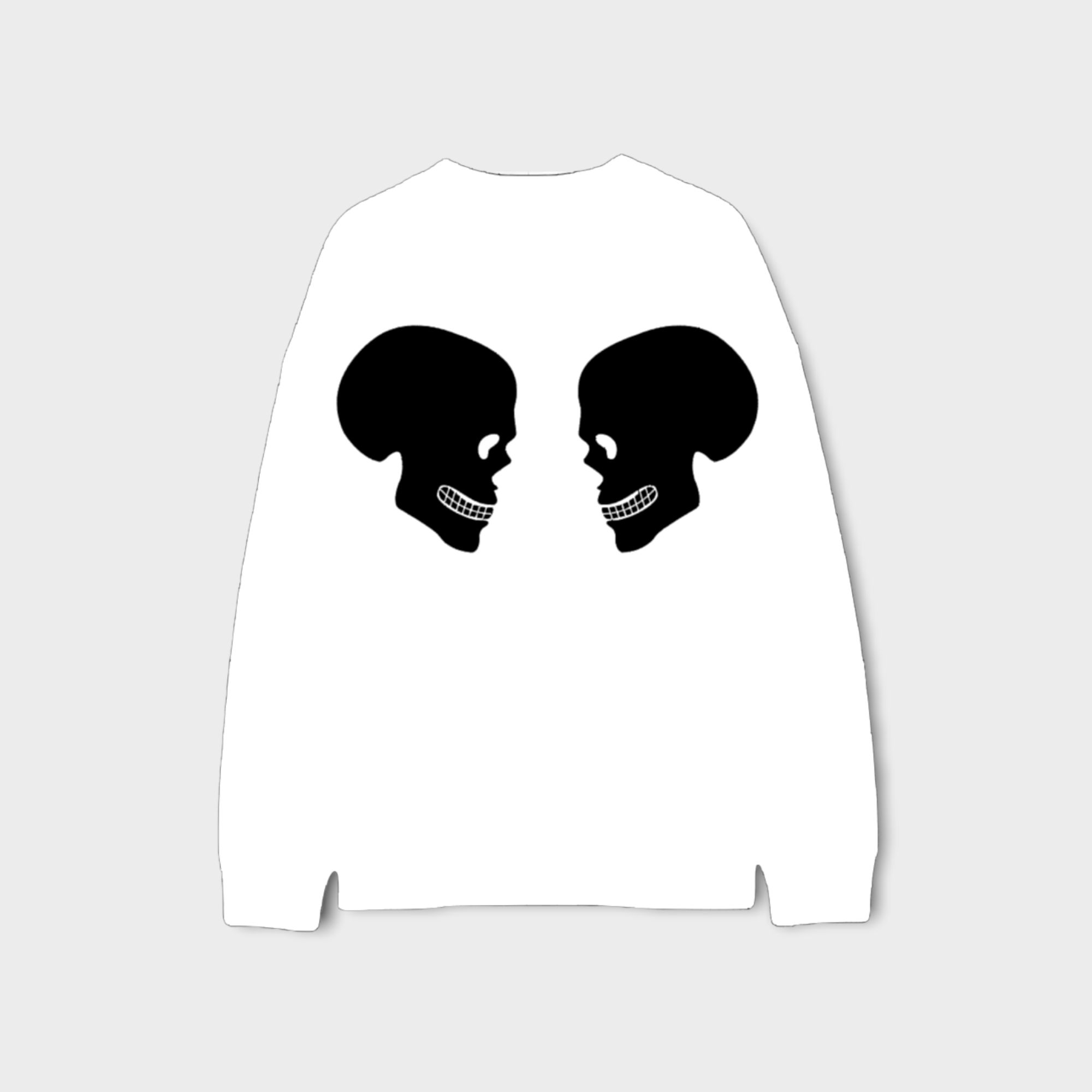 DOUBLE SKULL LOGO SWEATSHIRT - VOODOOLONDON